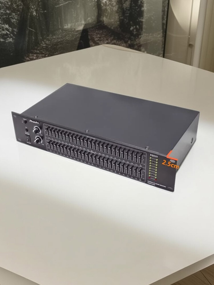 EQ231 Balanced output 50 segment EQ stereo equalizer professional spectrum