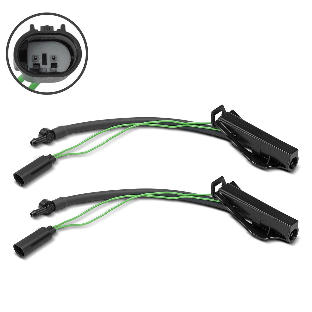 2Pcs New Front Windshield Washer Nozzle Jet for Land Rover Range Rover Evoque