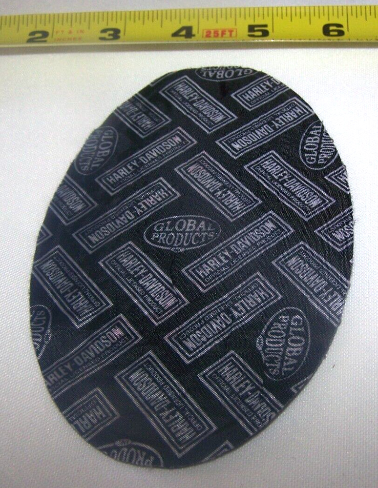 Harley Davidson Skull Roses Black Red White Medium Back Vest Patch