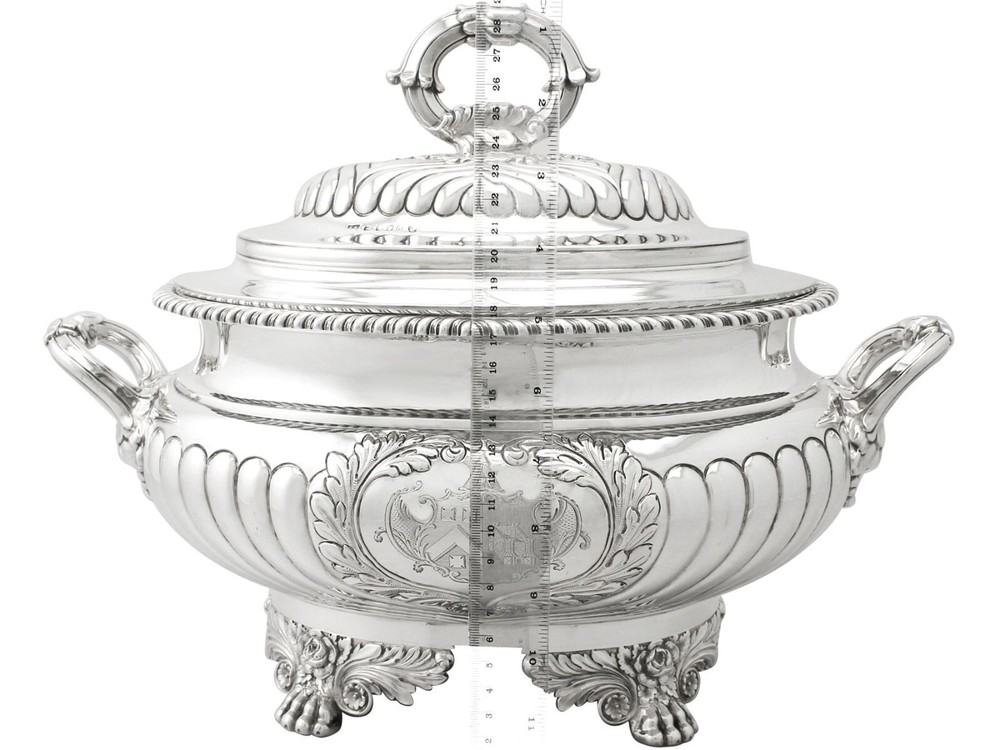Antique Sterling Silver Soup Tureen