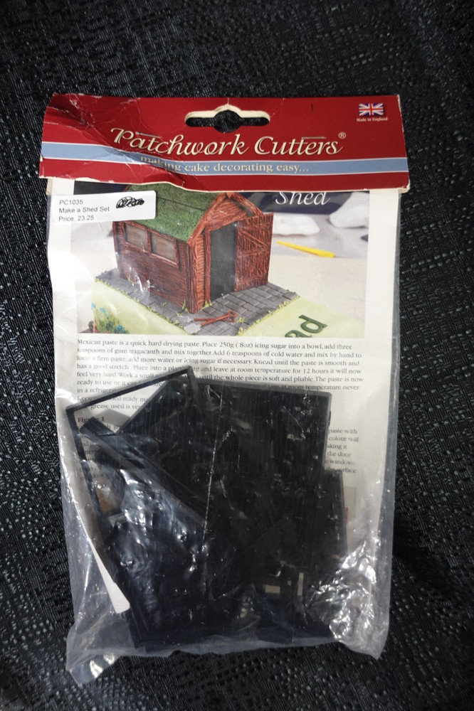 Patchwork Cutters Make a shed set / Sugarcraft Cake Decorating / NEW / SKT