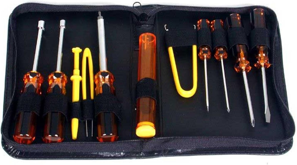 StarTech.com 11 Piece Computer Tool Kit - PC Repair Tool Kit with Zippered Vinyl