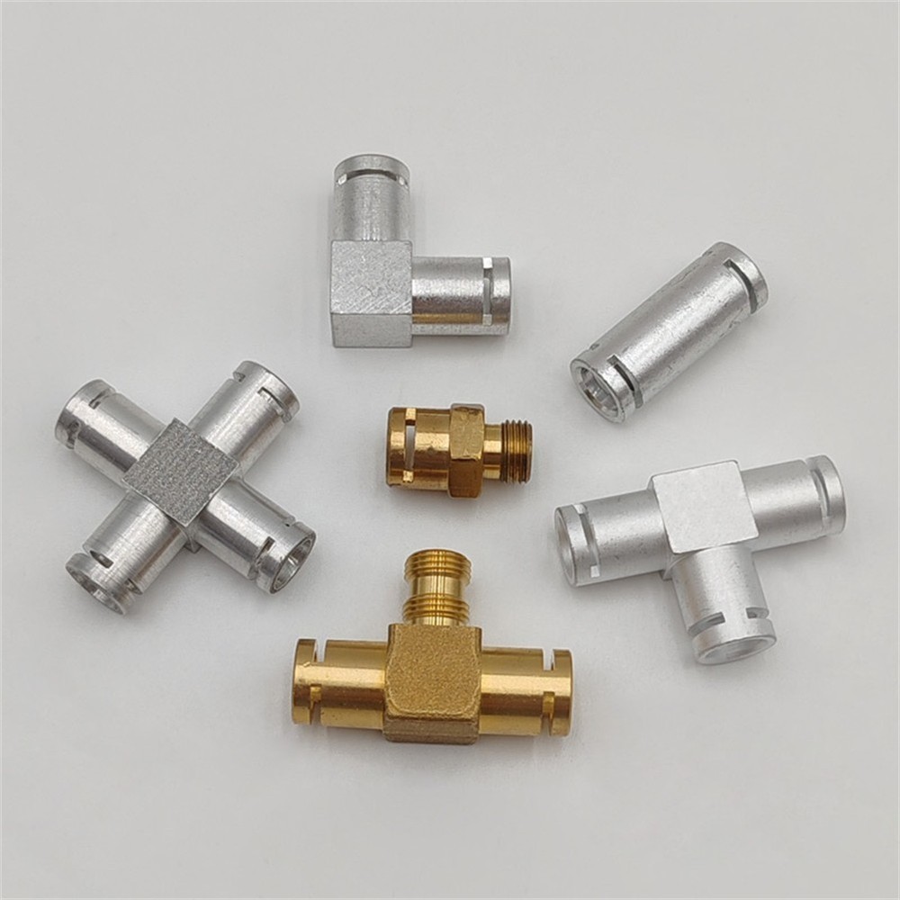 Aluminium Coffee Machine Connector Two Way Three Way Interface Replacement Part