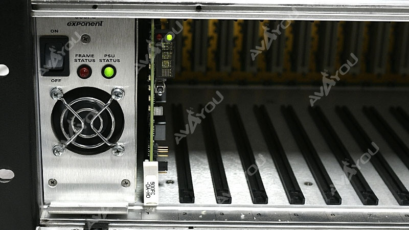 Evertz 500FR Exponent Compact Frame w/ 500FC-DA-HD VistaLink Controller