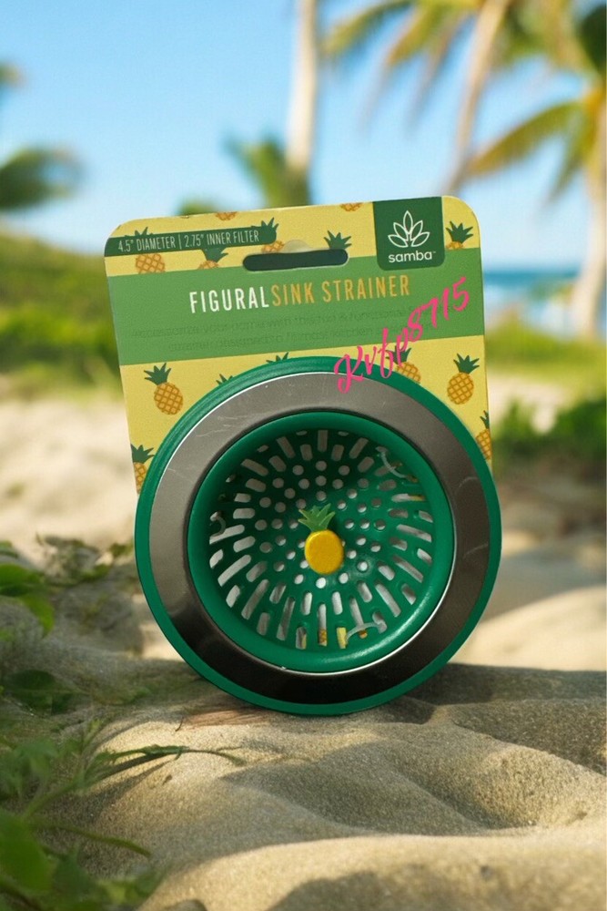Pineapple Green Sink Strainer Samba New Kitchen Decor