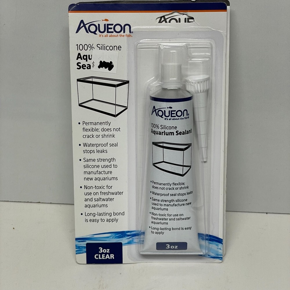 Aquarium Safe Silicone Sealant Clear 3oz