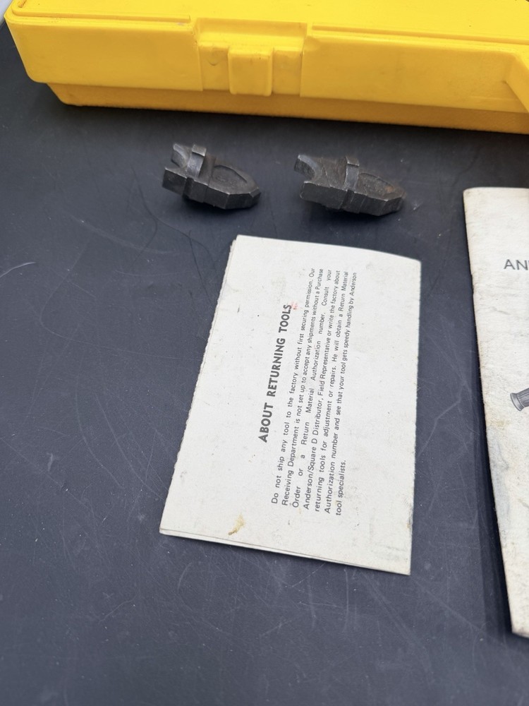 Anderson VC6-L-SN Hydraulic Aluminum Wire Crimper Compression Tool UNTESTED