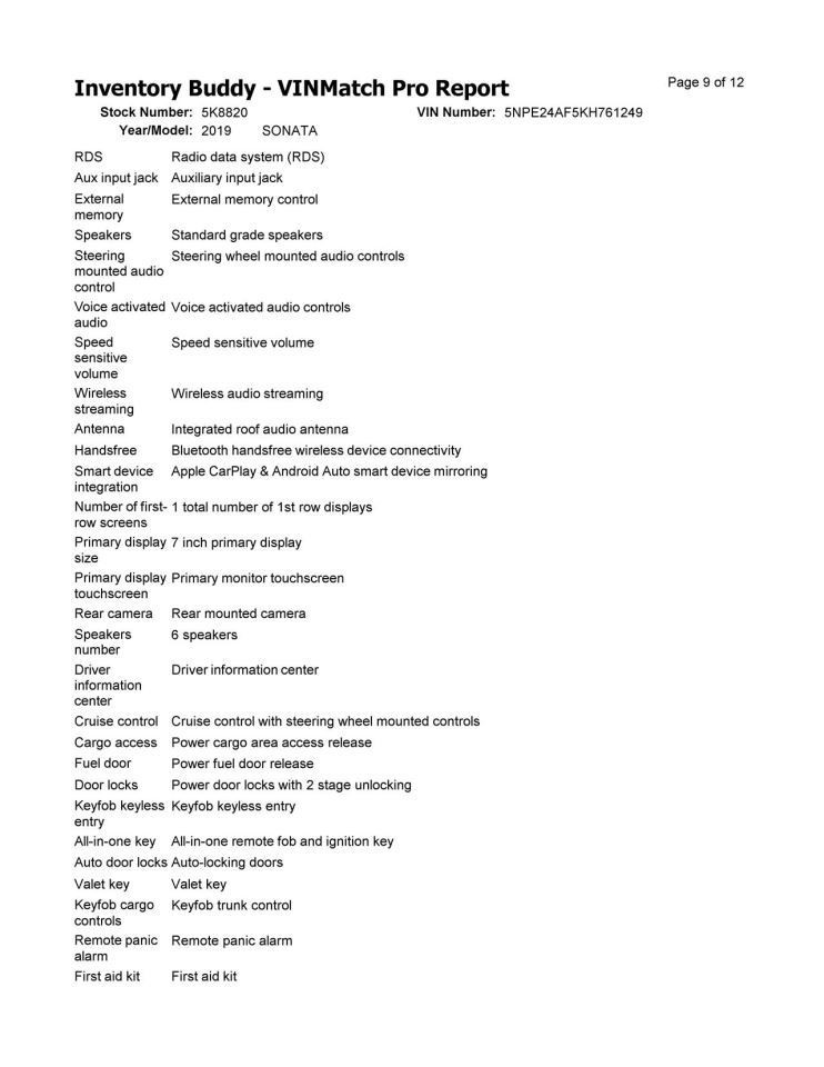 Fuse Box Engine Compartment Fits 18-19 SONATA 2065789
