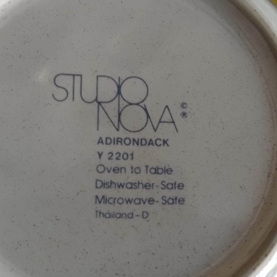 Studio Nova Adirondack Pattern Dinnerware Set Sold Separately - Make Offer 4 Lot