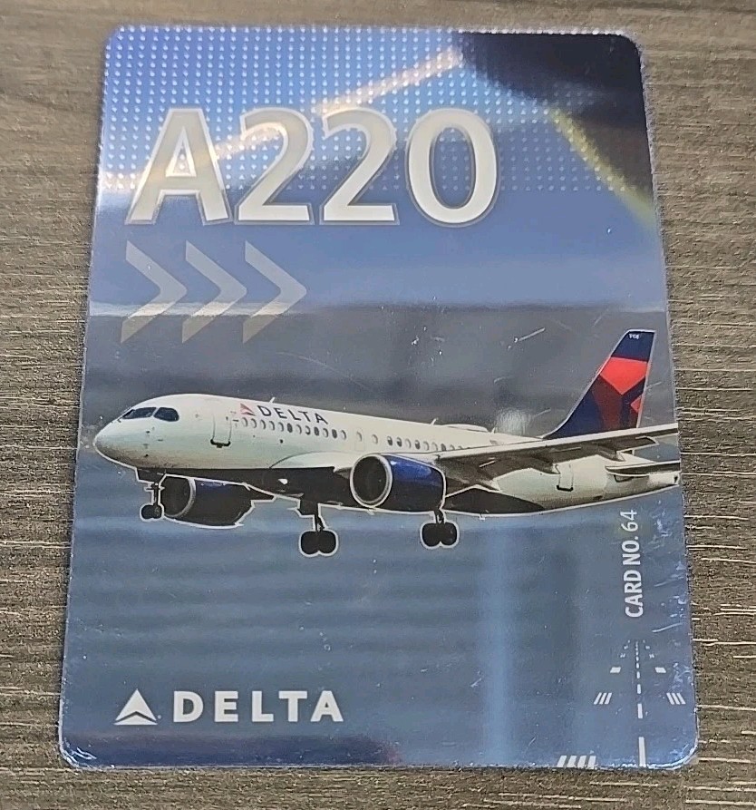 Delta Trading Card A220-300 No. 64