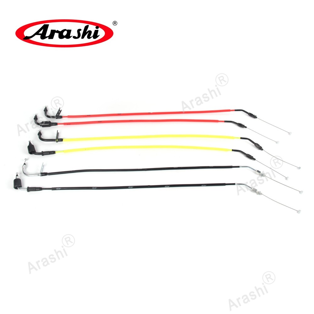 For Suzuki GSXR1000 2009-2016 2011 Clutch Cable + Replacement Throttle Cables