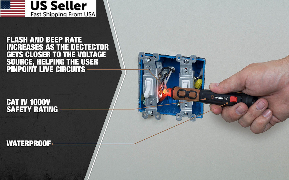 Southwire Tester NCVD Advanced Dual - Visual & Audible AC One Size, Multi