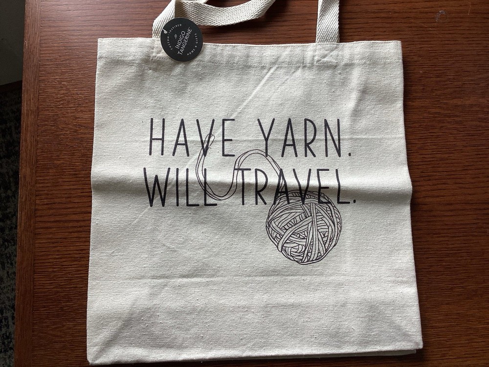 canvas yarn tote
