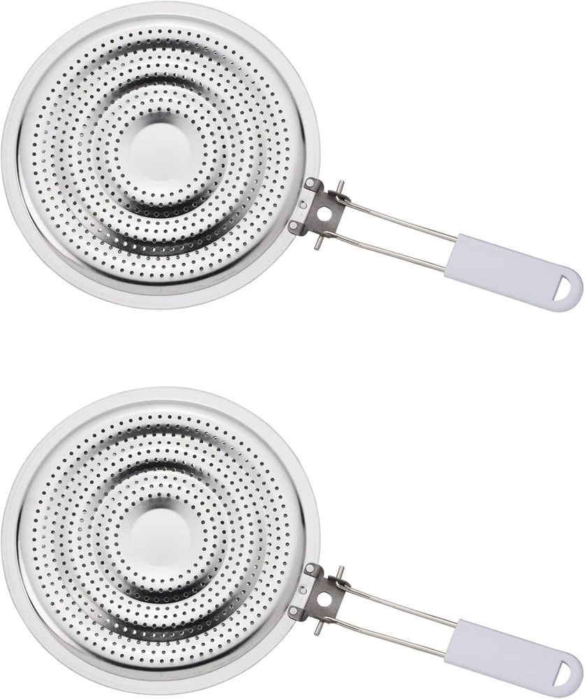 Heat Diffuser Reducer Flame Guard with Removable Handle, Stainless Steel, Distri