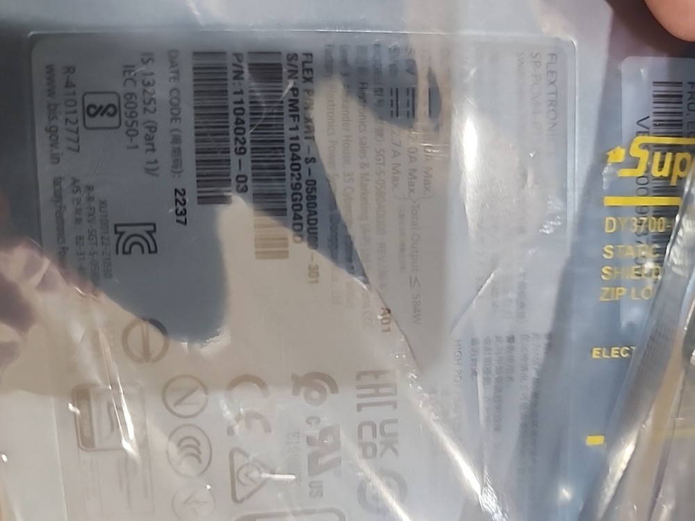 Flextronics SP-PCM4-PT580-AC Power Supply