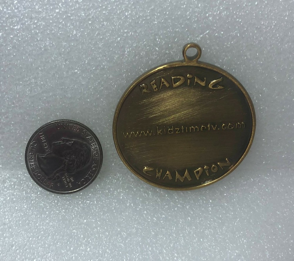 Kidz Time TV Reading Challenge Reading Champion Medal