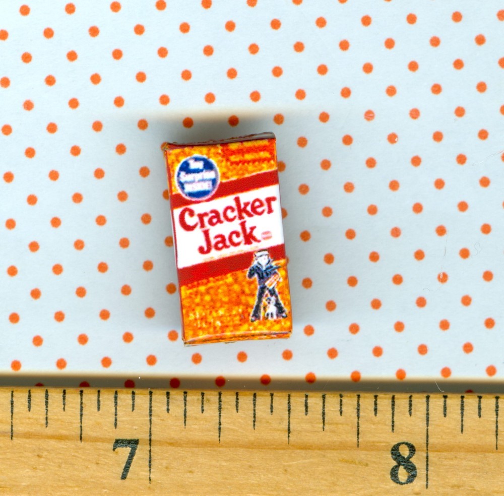 Dollhouse MINIATURE  Size Caramel Popcorn Box # C J