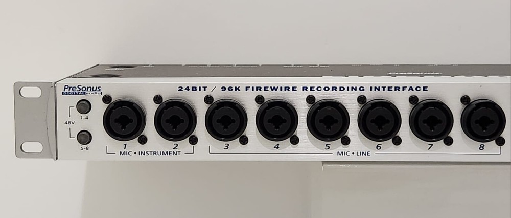 PreSonus Firepod FireWire Audio Interface FP10 Studio Recording 24 Bit 96k