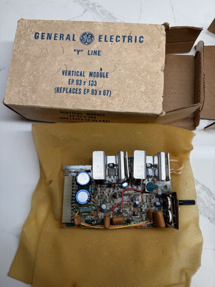 Vintage GE General Electric TV Modules And More - EP93 - READ DESCRIPTION