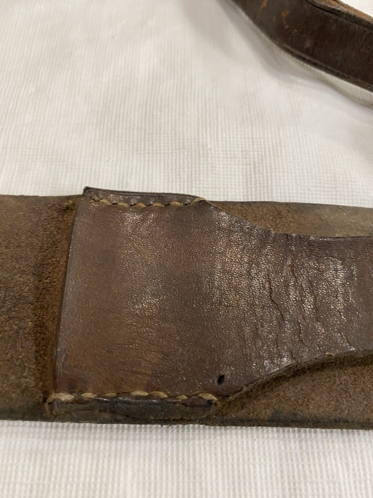 WWII German Leather Belt Dated 1939