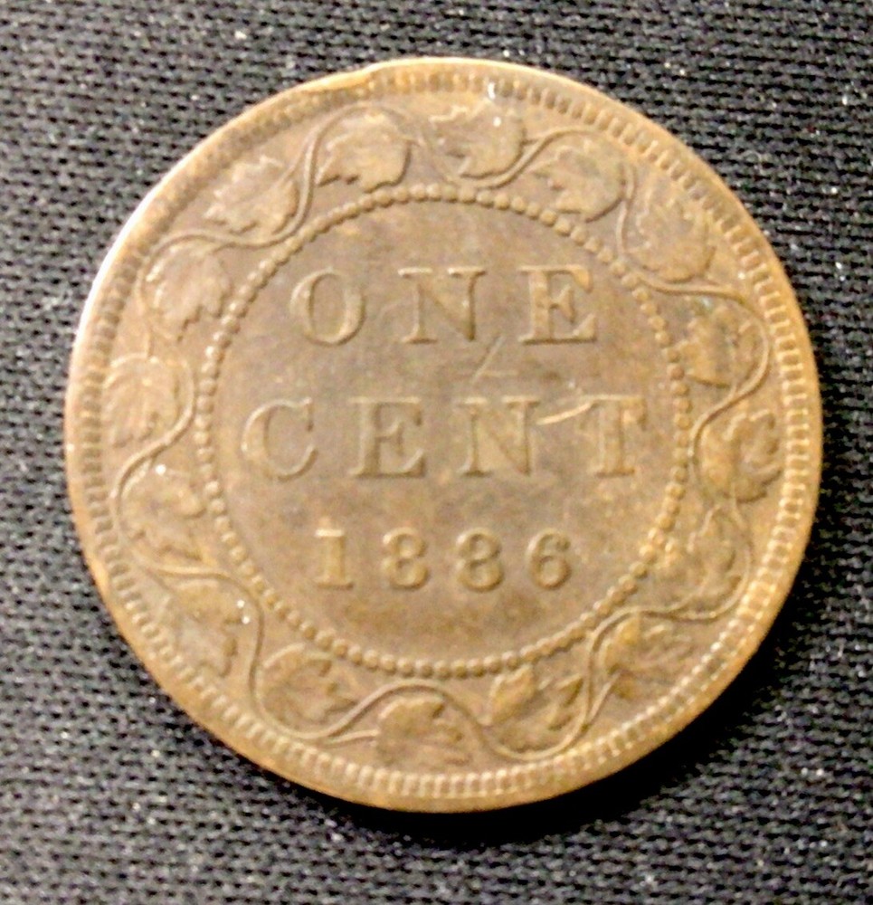 1886 Canada 1 Cent! ENN Coins