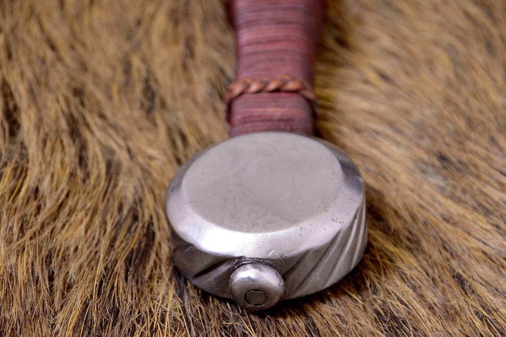 15OC. Hand sword and half w. Sheath, blunt practice, SK-B