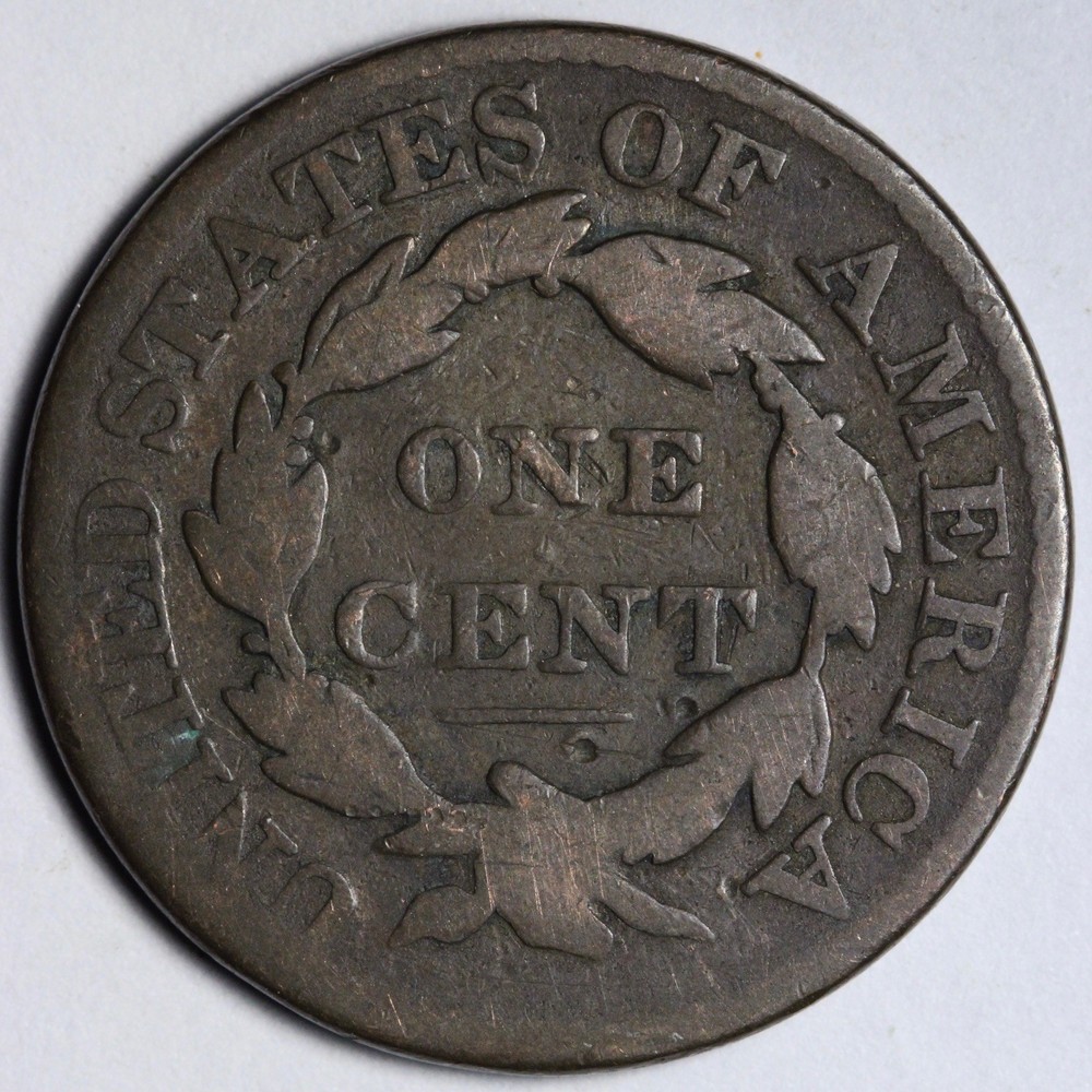 1826 Coronet Head Large Cent VG E109 UTKNM