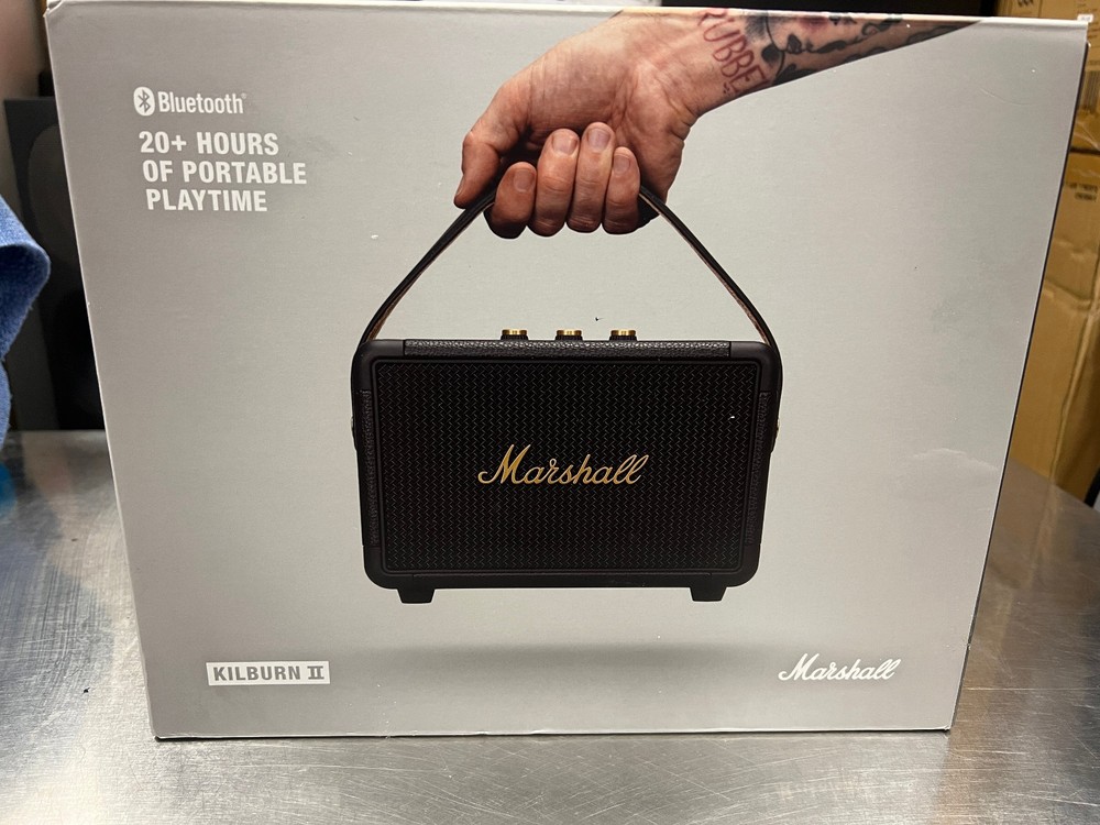 Marshall Kilburn II Portable Bluetooth Speaker OPEN BOX LIKENEW
