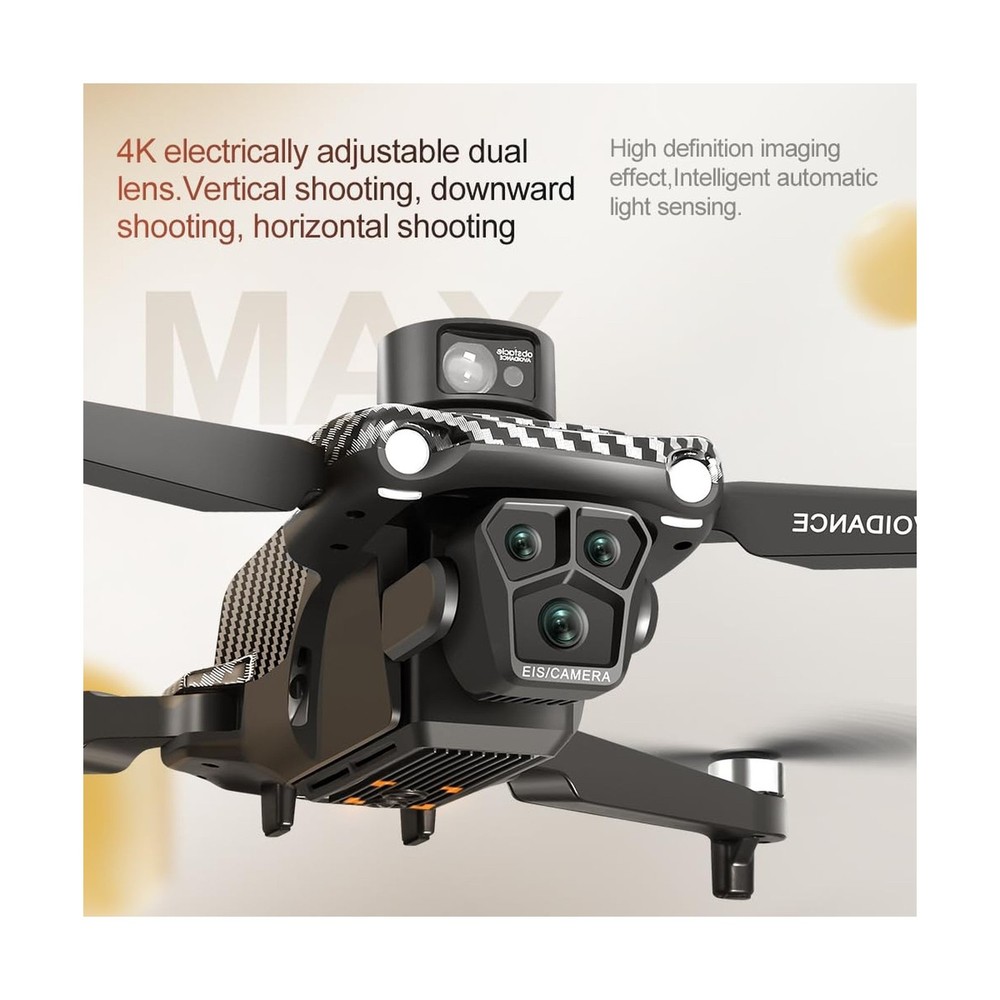 5G Dual Camera GPS Drone with 360° Laser Obstacle Avoidance,3,280ft RC Rang
