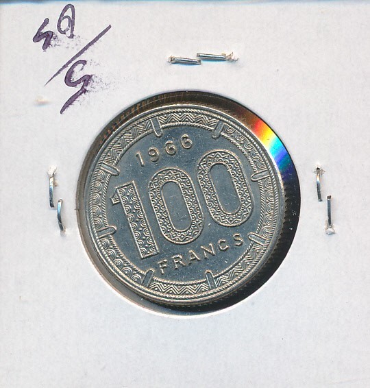 EQUATORIAL GUINEA - 1966 - 100 FRANCS - #3303