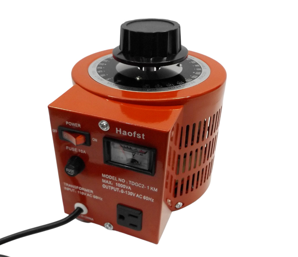Haofst TDGC2-1KM Variable Transformer AC Voltage Regulator