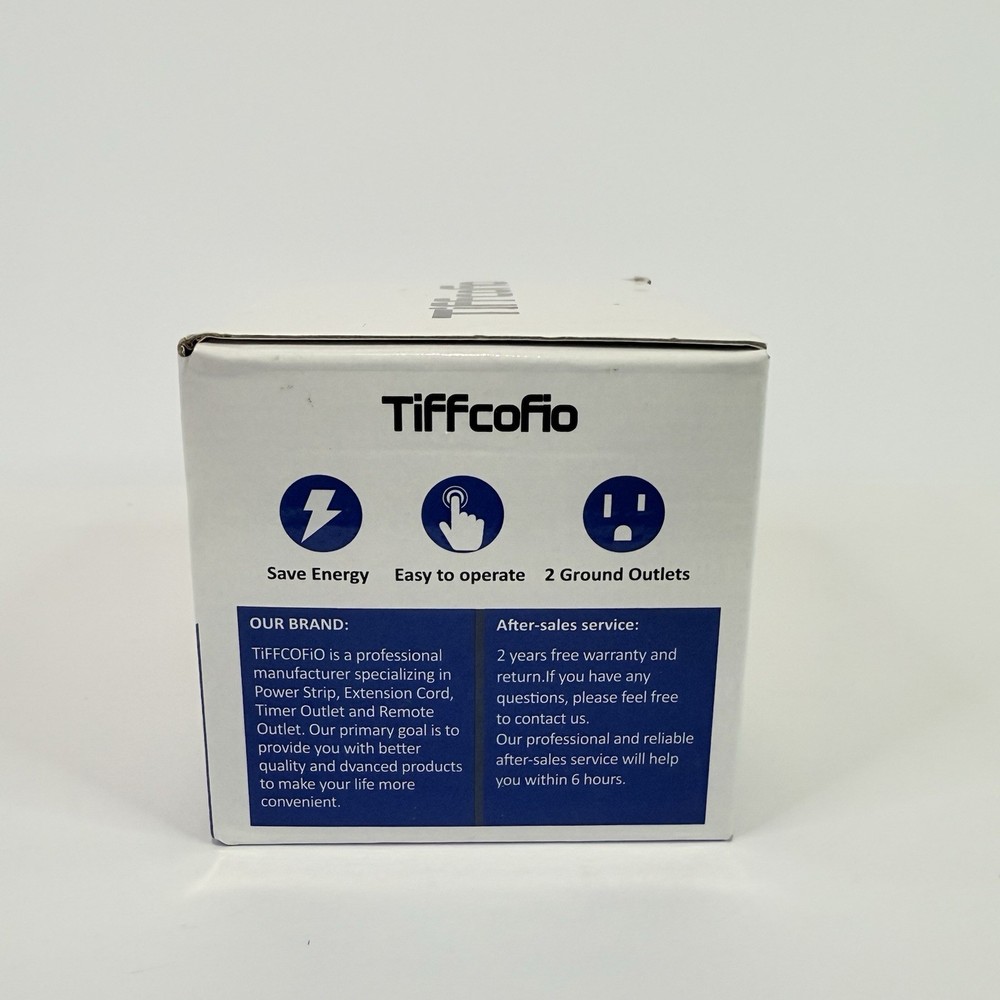 Tiffcofio MH-269A Indoor Digital Programmable Timer Plug 120V 15A LCD Display
