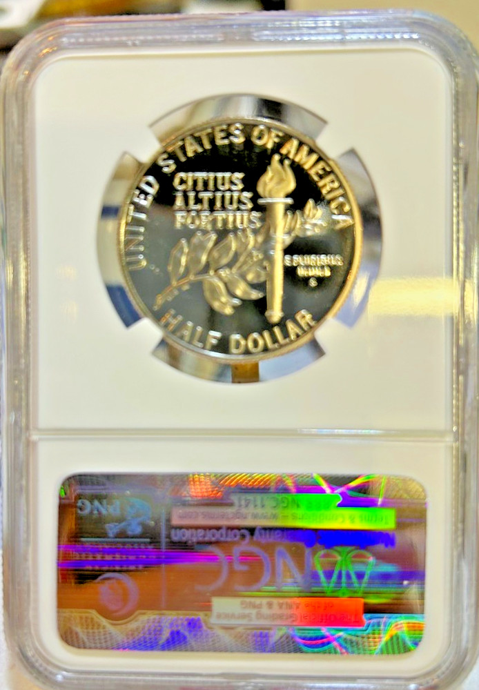 1992 S Olympic Gymnast Half Dollar MS69