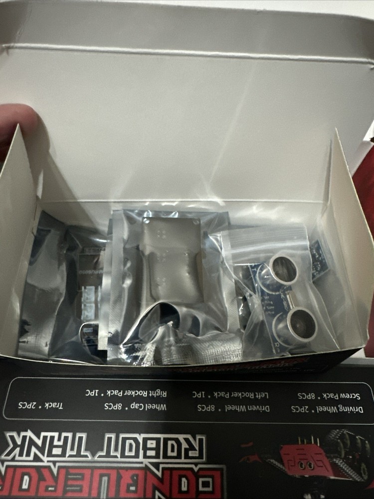 ELEGOO Conqueror: The Ultimate FPV Robot Tank Kit New Open Box