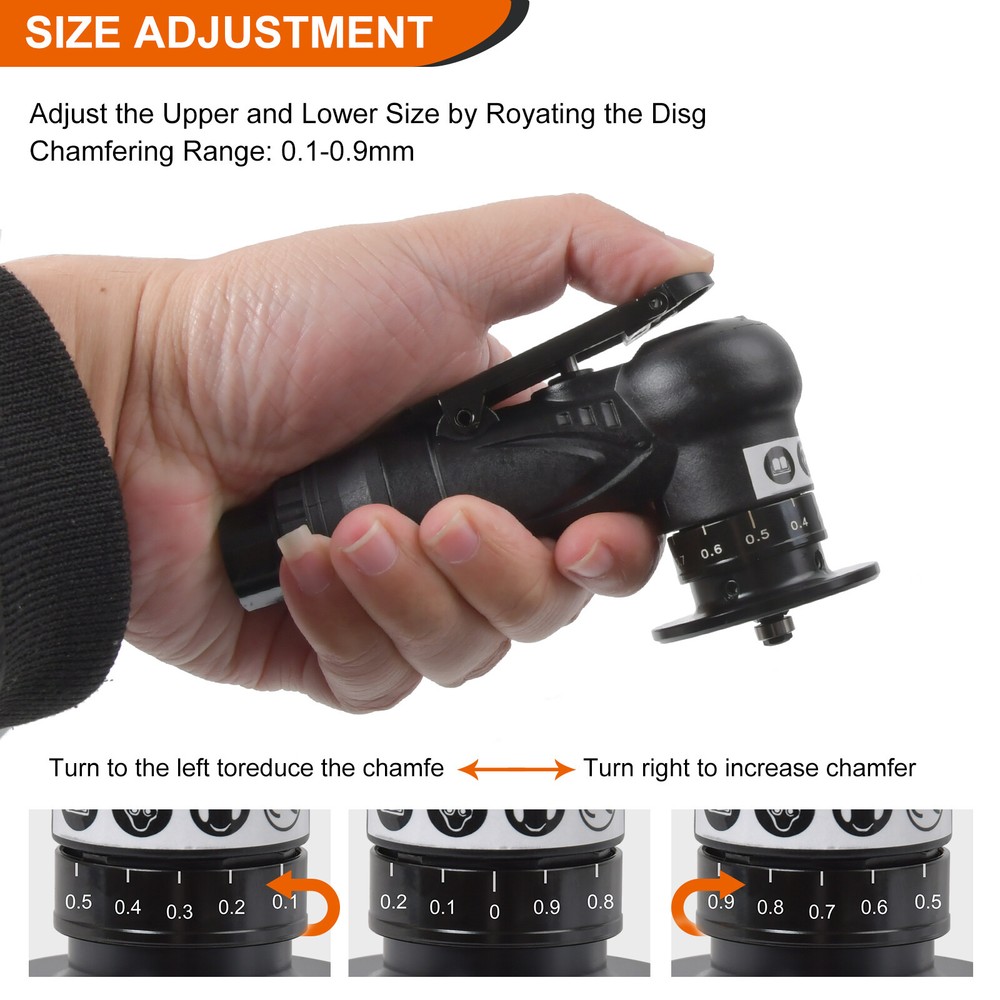 Mini Pneumatic Chamfering Machine 30000 RPM Pneumatic Chamfering Tool Handheld
