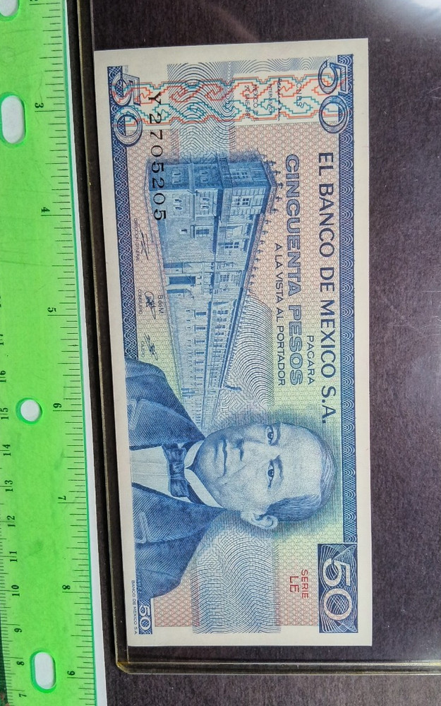Mexico 50 Pesos 1981 UNC CRISP Series LE