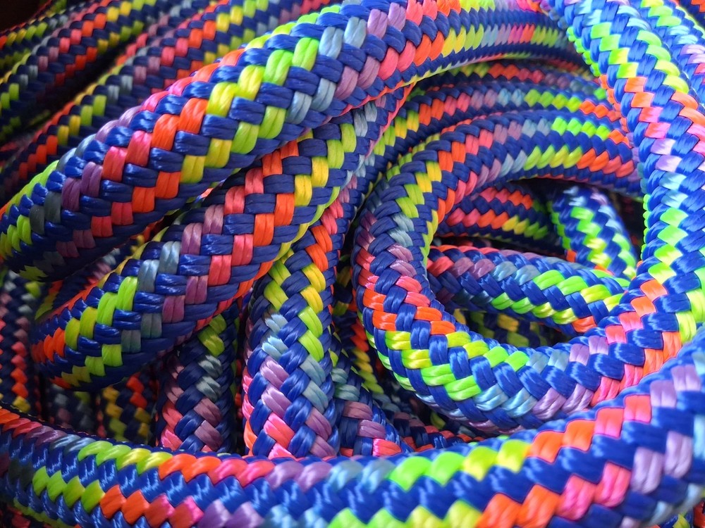 9/16 " x 100 ft. Double Braid-Yacht Braid Polyester Rope . Maritime Rainbow Co.