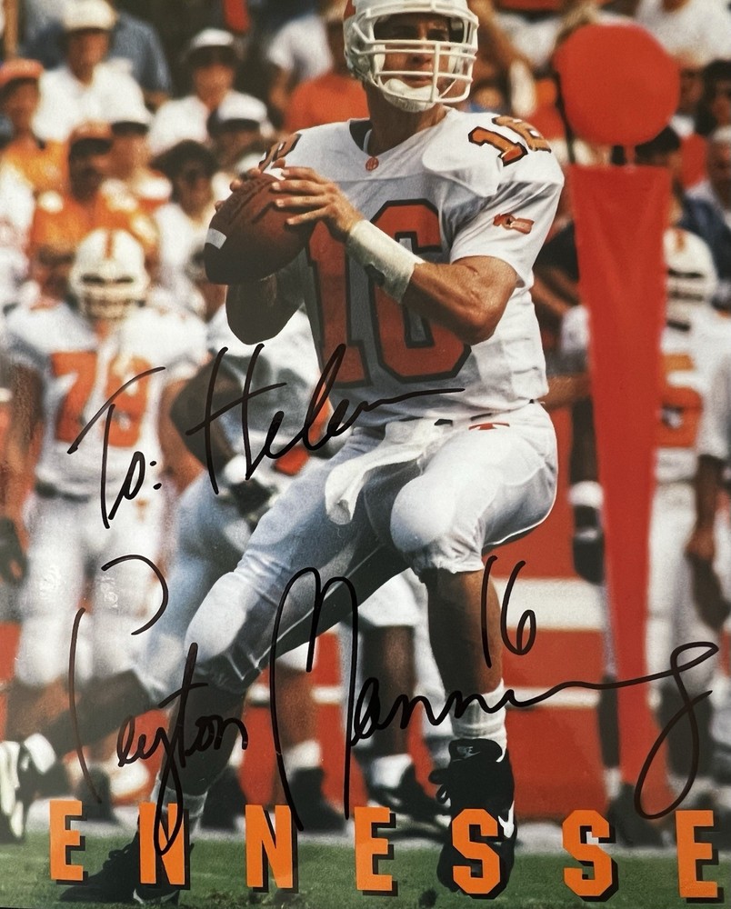 Payton Manning Autograph Signed