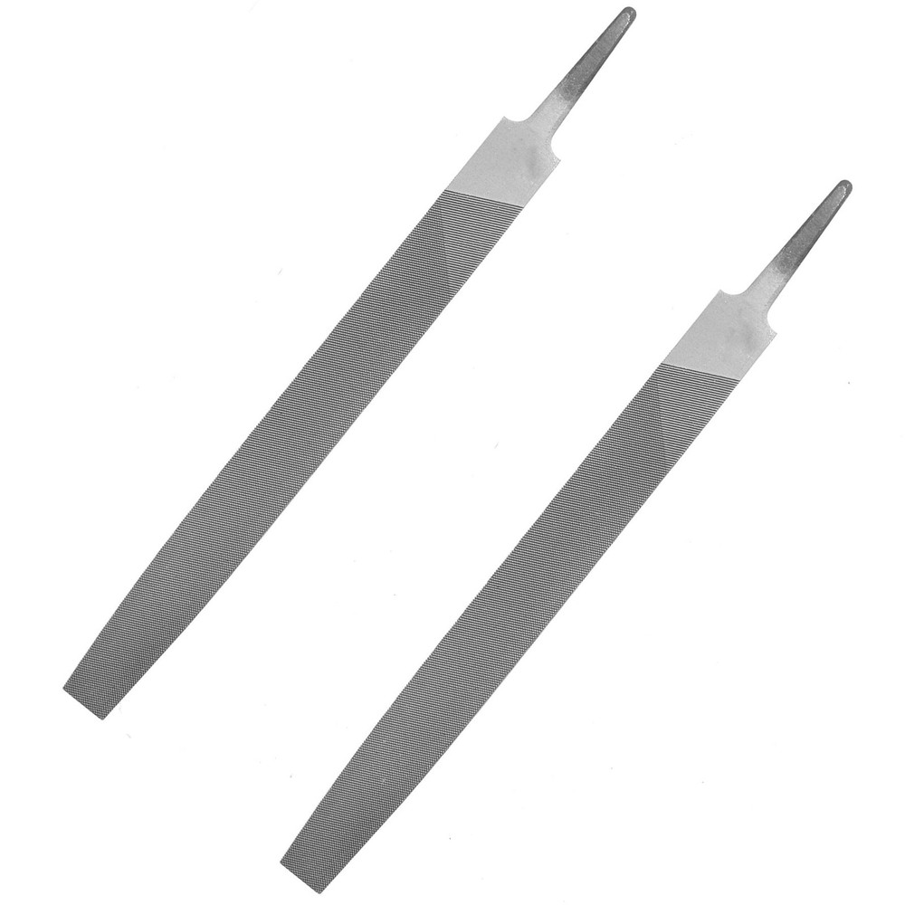 Axe File Sharpener Set 2pcs 8inch Flat Metal Axe File Rectangular Cut Mill Smoot