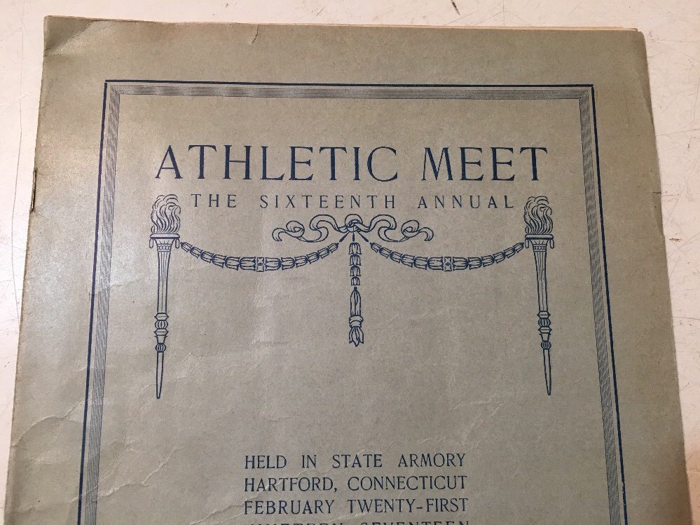 Antique 1917 Connecticut Second Division Naval Militia Athletic Meet Program