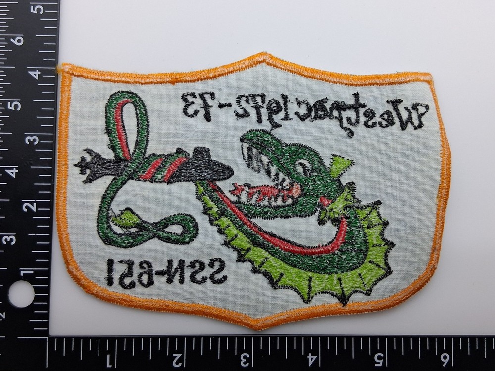 USS Queenfish SSN-651 Westpac 1972-73 Patch