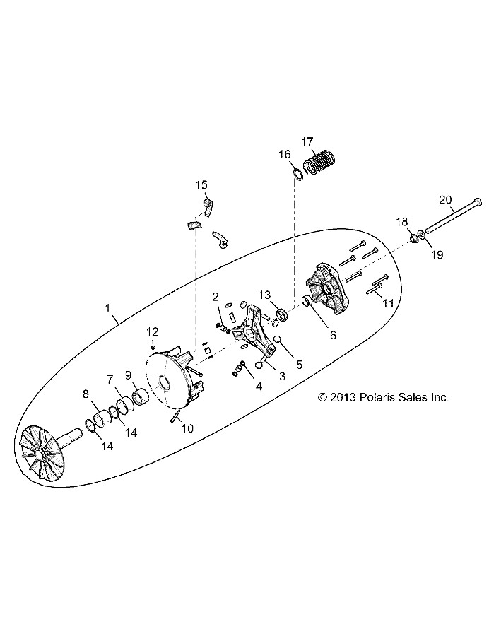 Polaris Spring Clutch