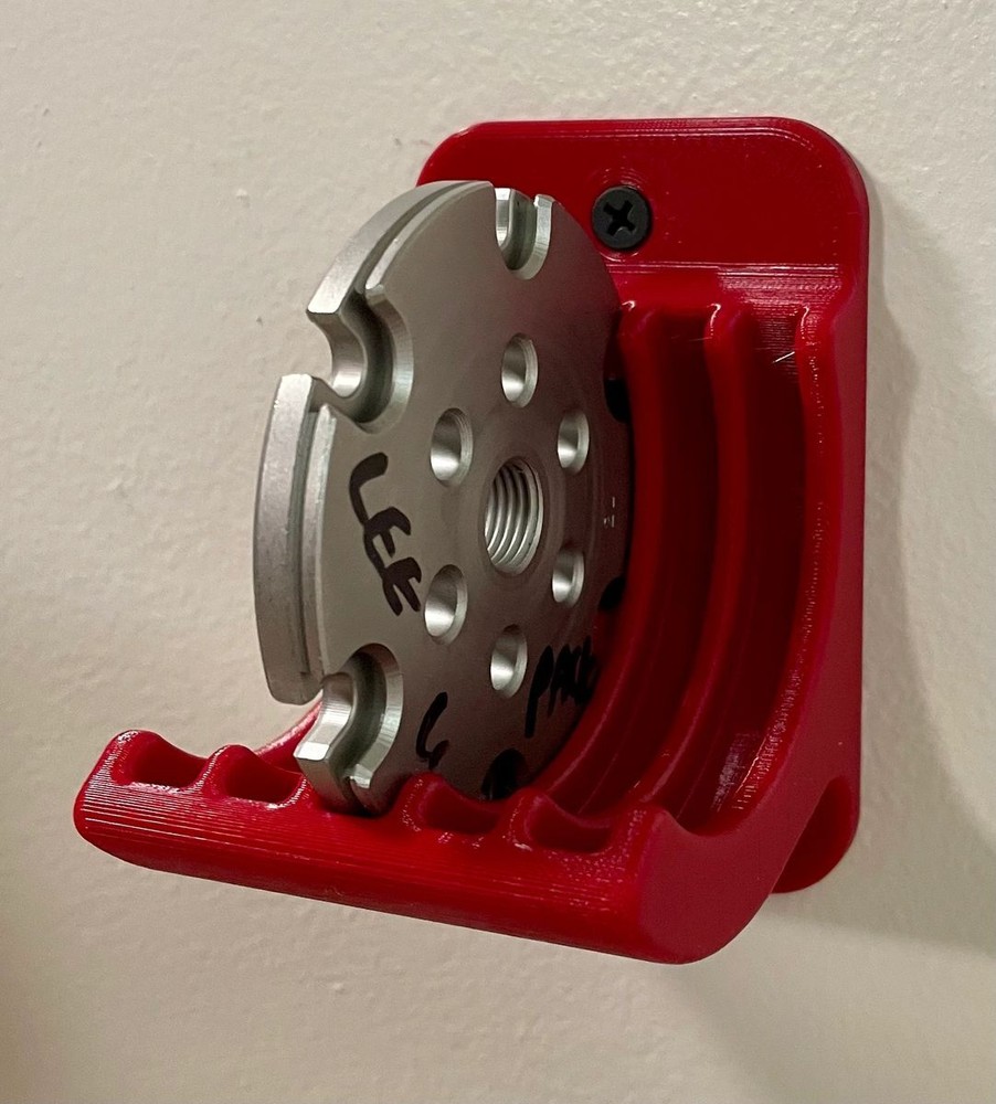 Wall Shell Plate Holder for LEE Six Pack Pro Reloading Holds 5