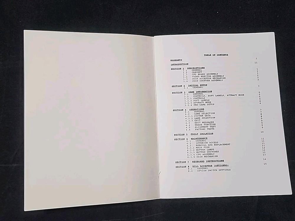 BAR BRAIN MANUAL US GAMES