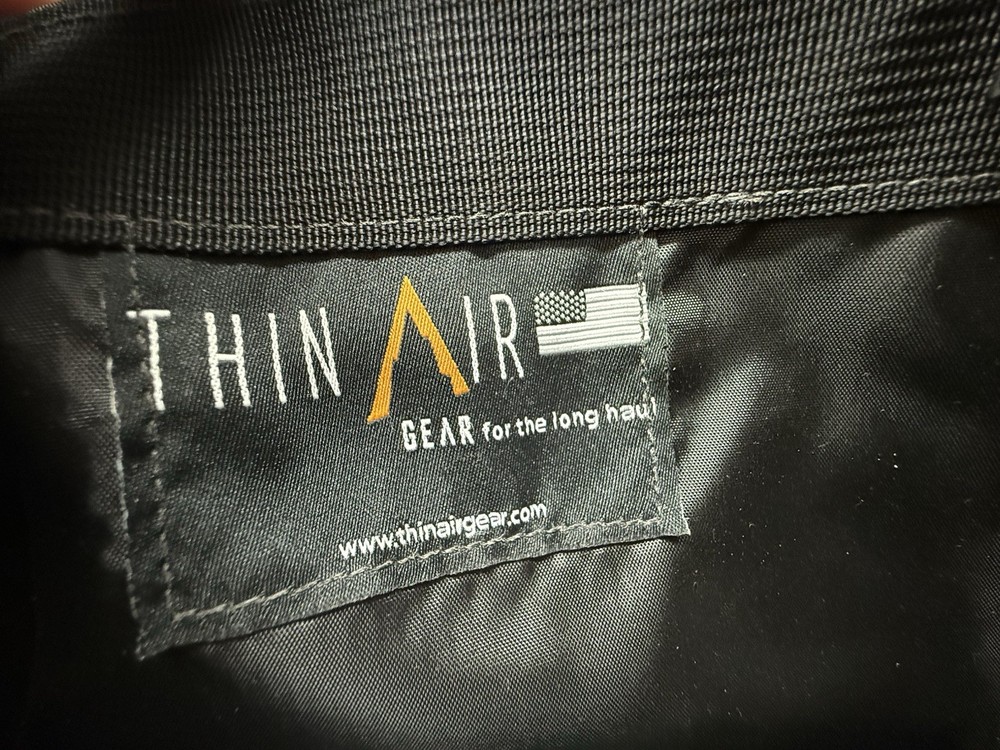 USMC THIN AIR GEAR Rolling Deployment Bag Black Duffle Huge