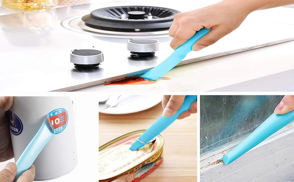 Multipose Cleaning Scraper Tool - Non-Scratch Hard Plastic Stier