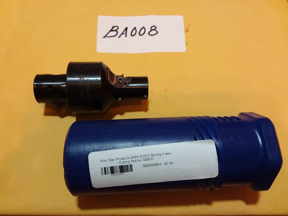 FIVE STAR 8464-83834 BORING INDEX CUTTING TOOL HOLDER ABS50