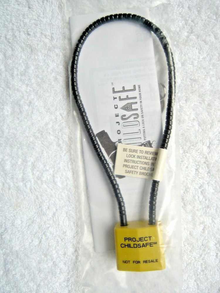 PROJECT CHILDSAFE GUN CABLE LOCK WITH 2 KEYS