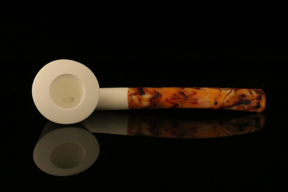 Modern Dublin Block Meerschaum Pipe with fitted case M1458