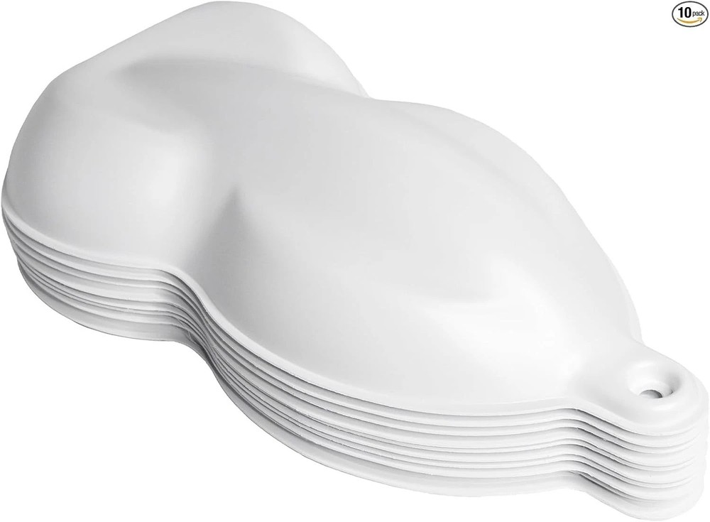 Plastic Car Models for Auto Paint Display, Wrap and Tint Sample Display (White